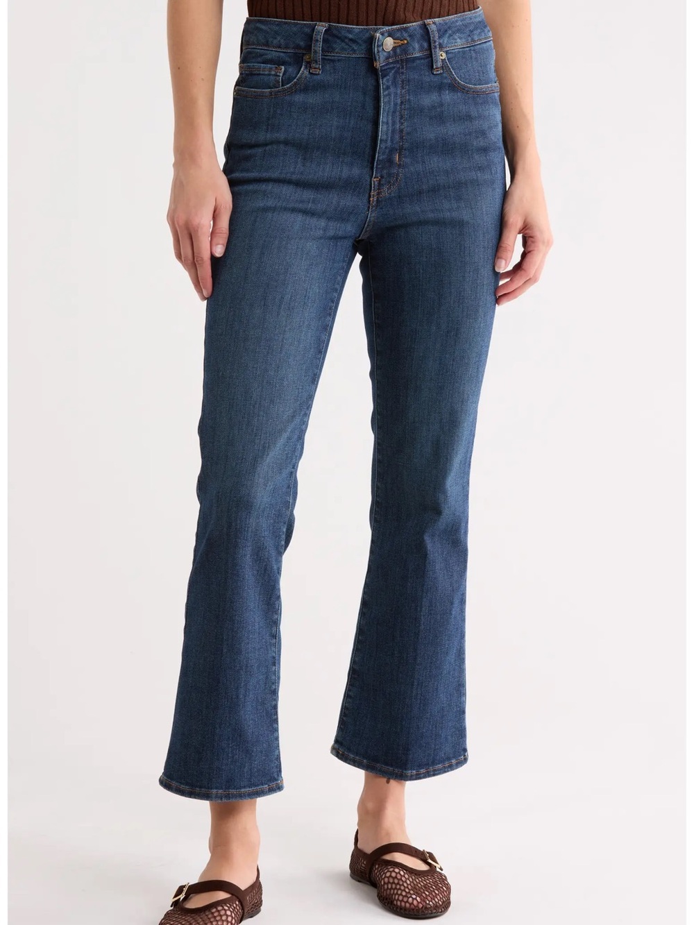 Frame Le Crop Mini Bootcut Jeans— size 2